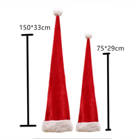 Family Matching Christmas Hats Adult and Kids Knitted and Felt Funny and Cute With Pom Pom Christmas Party Supplies for Family