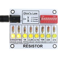Ohms Law DIY Soldering Practice Kit DIY Electronic Circuit Project Resistor Learning Board Electronics Training Board