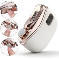 Electric Nail Clipper Cutter With LED Light Automatic Nail Grinder Trimmer For Baby Adult USB Mini Manicure Tools Nail Care