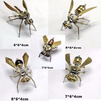3D Mechanical Insects Mosquito Metal Model Building Kits DIY Assembly Puzzle toys Gift for Kid Adult