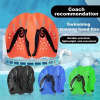 Swimming Paddles Profession Hands Swimming Training Hand Paddles Flippers Adjustable Silicone Straps Women Men Children Unisex