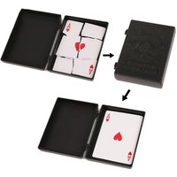 Magic Restoration Box Magic Black Plastic Box Shredded Paper Card Restoration Close-up Magic Beginner Simple and Easy To Learn