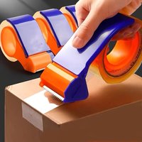 Portable tape cutter, ergonomically designed tape aid tool, suitable for express packaging, lightweight handheld use