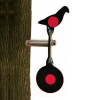Outdoor Shooting Practice Target Stainless Steel Bird Type Reactive Target Paintball Hunting Shooting Training Target Board