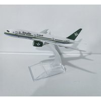JASON TUTU 16cm Saudia B787 Plane Airplane Model Aircraft Model Diecast Metal 1/400 Scale Planes