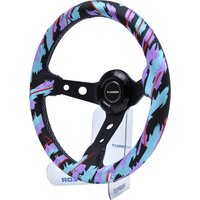 Japanese JDM Style 320mm Racing Car Drift Hks Steering Wheel for Games Simulator
