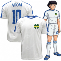 Anime Captain Tsubasa Nankatsu Soccer Kit Uniform Men Women Tee Adults Children Boy Gril Top Kids Parent Child Quick dry Tshirt
