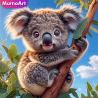 Momoart Koala Diamond Embroidery Animal Full Square Round Diamond Painting DIY Mosaic Embroidery Child Hobby