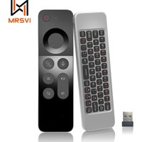 MRSVI W3 Voice Air Mouse Remote Control 2.4G English Arabic Handheld Mini Wireless Keyboard for Android TV BOX/Windows/PC
