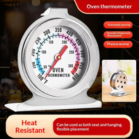 1Pcs Kitchen Tools 300°C Stainless Oven Thermograph Mini Dial Stand Up Temperature Meter BBQ Thermograph Household Oven 〔CC11〕