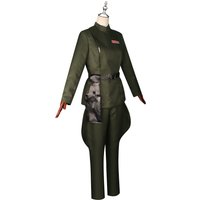 Imperial Officer Cosplay Top Pants Hat Belt Gloves Costume Adult Woman Roleplay Fantasia Outfits Halloween Suit