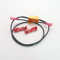 2 stücke 25 W 10Ohm Feste Last Widerstand Schnelle Hyper Flash Led-lampe Blinkende Fehler Verdrahtung Auto Zubehör 50 W 6OHM
