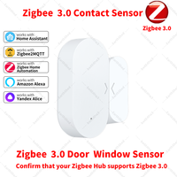 Zigbee 3.0 Door Sensor Window Sensor Contact Sensor Zigbee Hub Required work with Home Assistant Yandex Alexa ZHA Zigbee2MQTT