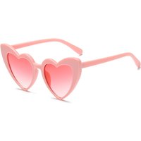AliExpress Julyrays Cycling Pink Heart Shaped Sunglasses Women Cat Eye Female Sun Glasses Luxury Brand Retro Love Eyewear Men Oversized Shade UV400