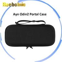 Odin2 Portal Bag Handheld Game Console Protect Black Bag Waterproof Portable Grip Screen Film Black Case of Ayn Odin 2 Portal