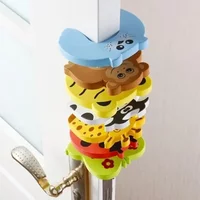 2/5 stücke Kind Sicherheit Schutz Schloss Finger Schutz Baby Sicherheit Tür Stopper Anti-prise Hand Cartoon Tier Tür block Dicke