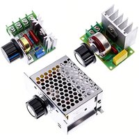 1PCS 2000W 4000W 110V-220V SCR Adjustable Motor Speed Controller Control Dimming Dimmers Voltage Regulator Thermostat High-power