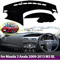 Anti-Slip Dashboard Cover Protective Pad Car Accessories Sunshade Carpet for Mazda 3 Axela 2009 2010 2011 2012 2013 M3 BL