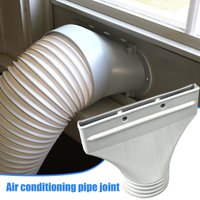 Portable Air Conditioner Window Vent Kit AC Exhaust Hose Coupler For 100mm Diameter Pipe Joint Adapter