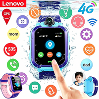 Lenovo 5G Waterproof Children Smart Watch SOS GPS Location Sim Card Call Camera Kid SmartWatch Boy Girl Gift For Ios Android2026