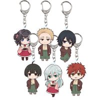 The Fragrant Flower Blooms with Dignity Acrylic chibi Keychain Figures Rintaro Kaoruko Waguri Cosplay Model Desk Decor Gift