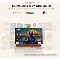 Skyworth 24inch 1080P FHD Matte Screen Follow Me Audio LED Bluetooth Assistant Portable Google Smart Screen TV