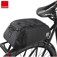Cycling Trunk Bag5L 7L Rear Luggage Carrier Pannier Bicycle Back Seat Rack Pouch Handbag Shoulder Carry Light Reflective