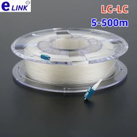 LC-LC Indoor transparent fiber optic cable 5-500m drum G657A2 invisible FC/UPC singlemode single core jumper 10m50m100m200m30m