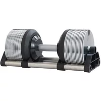 New Product Quick Insert Slice Dumbbell Set Wholesale Adjustable 20KG Painted/Electroplated 1KG Increment Turning Handle Dumbbel