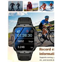 New Smartwatch for Men and Women - Wireless Calling/Texting/Multiple Sports Modes/Remote Camera Control/Semi-Step Counter