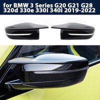 Couvercle de rétroviseur latéral noir brillant G30 G38, pour BMW série 2 3 4 5 7 G20 G21 G28 G22 G11 G12 G42 M4 style LHD RHD