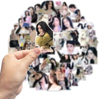 50Pcs Waterproof KPOP Vinyl Stickers Cartoon Idol Collection Decals Popular Stickers Fan Favorite