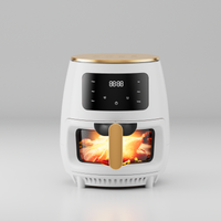 2025 Factory Direct Digital Air Fryer - 220-240V 2800W with 4L/5L/6L Large Capacity & 8 Cooking Functions