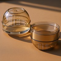 Hair Dye Bowl with Measuring Scale Color Mixing Cup for Salon Barber Hair Coloring Tool