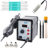 Hot Air Gun 858D BGA Rework Solder Station Blower Hair Dryer Hairdryer Soldering Heat Gun For SMD SMT Welding Repair