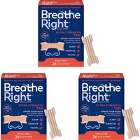 Breathe Right Nasal Strips Extra Strength Tan Nasal Strips,Stop Snoring Drug-Free Snoring Solution & Instant Nasal Congestion