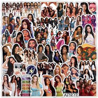 50 Pcs KATSEYE Themed Stickers Fashion Celebrity Decals for Electronic Devices & Travel Bags LanLanStickersWorld Store