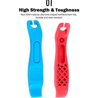 AliExpress NONE 1Pair Multifunctional Bike Tire Lever High Strength POM Road Bicycle Tire Repair Tool Ultralight MTB Tire Lever Deflation Device