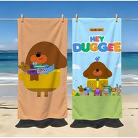 Cartoon h-hey d-duggee-E Towel Beach Blanket Towel For Travel Gym Shower Luxury Lightweight Camping Pool hot