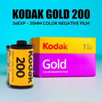 Original KODAK GOLD 200 35mm Film 36 Exposure per Roll Fit For M35/ M38/ F9/ H35 Camera (Expiration Date: 01/2028) Classic Film