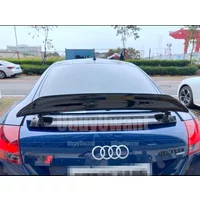 For Audi TT Mk2 8J 2008 2009 2010 2011 2012 2013 2014 High Quality Carbon Fiber Car Rear Wing Spoiler Glossy Black AR GT Style