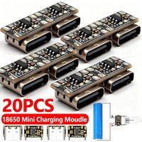 Mini Type C Lithium Battery Charger Board Module Type-C Interface for 18650 Lithium Battery Charger Plate Power Supply Connector