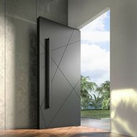 Residential Entry Door Durable Eco-Friendly Waterproof Customized Entrance Door Anti Thief Exterior Main Front Pivot Doors