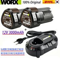100% Original 3.0Ah for WORX Kress 12V WA3506 WU127 WU128 WU130 WU131X WU132 WU280 WX128 WX540 Power Tool Battery