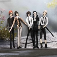 Bungo Stray Dogs Plush Doll Dazai Osamu Stuffed Dolls Abstract Joint Flexible Room Halloween Nakahara Chuuya Plush Toys Gift