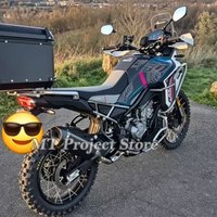 For CFMOTO 450MT 450 MT IBEX450 IBEX 450 2024 2025 Motorcycle Exhaust Escape System Mid Pipe Muffler With Removable DB Killer