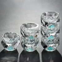 1pcs Crystal 50ml Star Mans Turquoise Wine Cups Small Wine Glasses Series Star Diamond Wine Glasses