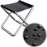 Outdoor Aluminium Alloy Portable Folding Picnic Camping Stool Mini Storage Fishing Chair Ultralight Furniture