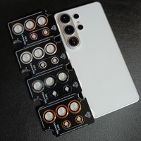 Kit Camshield Metal Lens Rings For Samsung Galaxy S26 Ultra Plus S26Ultra Camera Glass Protector Alloy Frame Cap Cover Film