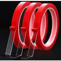 Car Strong Double Sided Adhesive Stickers Tape Nano Transparent Reusable Waterproof Auto Tape Clean Tools Car Protect Sticker